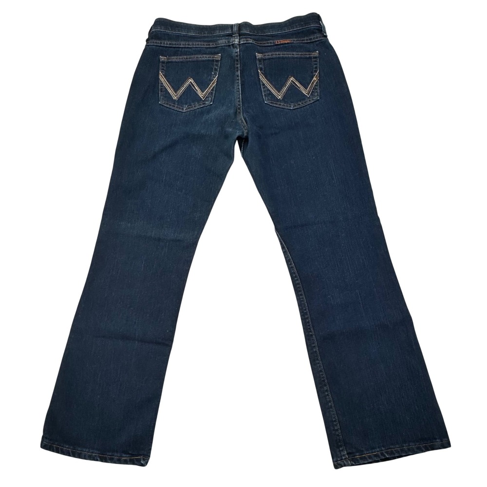 Wrangler Q-Baby Ultimate Riding Jeans Dark Wash Bootcut WRQ20DD Size 11/12 x 30